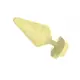 Анальный плаг Large Luv Heart Plug Yellow