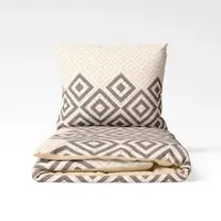 Постельное белье евро ТЕП Squares Beige 2-00880_32413 215х200 см