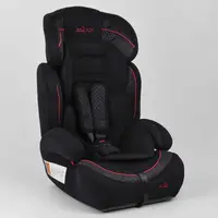 Детское автокресло JOY 57893 универсальное, группа 1/2/3 (9-36 кг), Black/Red (100052)