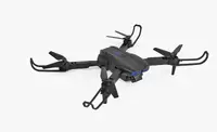 Квадрокоптер на радиоуправлении UFlight EB пульт 2.4 GHz аккумулятор 3.7V 4К Wi-Fi HD-камера. Black (157149)
