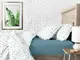 Двуспальное постельное белье с простыней на резинке COLOR BLOTS CS8