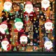 Набор новогодних наклеек на окно Happy New Year 7 14576 20х30 см 9 листов