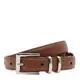 Женский кожаный ремень Borsa Leather Cv1zk-151br-brown