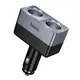 Адаптер автомобильный HOCO Smart dual cigarette lighter car charger Z65 |2DC, 240W|