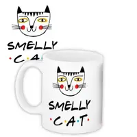 Кружка с принтом Smelly cat 330 мл (KR_DR010)