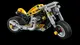 Конструктор LEGO Technic Жёлтый мотоцикл 151 деталь (42225)