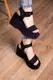 Женские босоножки Fashion Vanna 3014 38 размер 24 см Черный