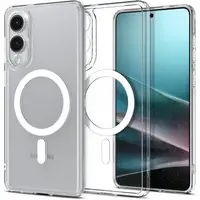 Чехол Spigen для Samsung Galaxy S25 Edge - Ultra Hybrid MAG, Clear/ White (ACS09418)