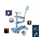 Самокат "Smart" 5 в 1. С подсветкой, с музыкой, с бортиком. Blue (474653691)
