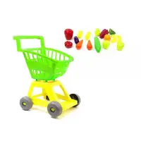 Уценка. Тележка с продуктами, 16 элементов (салатовая) - некомплетк