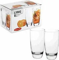 Набір високих стаканів Pasabahce Lyric PS-41977-6 300 мл 6 шт