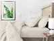 Двуспальная кровать с простынями на слоновой кости CS8