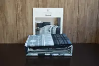 Полуторна постільна білизна Фланель First Choice Flannel Happines Green новий рік 160х220см