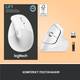 Мышь компьютерная безпроводная Logitech Lift Vertical Ergonomic Mouse Off-White L910-006475 белая