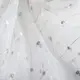 Ткань тюль фатин с вышивкой IDEIA, тюлевая ткань, ткань для тюля, прозрачная ткань для штор V-KRM-GRI