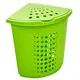 Корзина для белья угловая Stenson 122051-olive 45 л оливковая