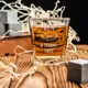 Стакан для виски "Кум №1 в усьому світі" в крафтовой коробке