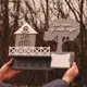 Настенная ключница из дерева, Ключница настенная, Ключница 26