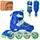 Ролики раздвижные Profi A4142-S-BL 31-34 р синие
