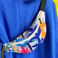 Сумка бананка Bumbag унісекс на пояс та через плече Диво квіти 27x16 см