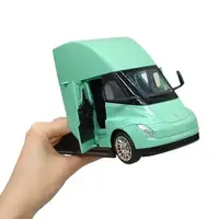 АВТОПРОМ 1:24 Tesla semi truck head (БИРЮЗОВАЯ)