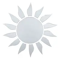 Зеркальный декор акриловый самоклеющийся серебро,15шт (D) SW-00002501