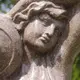 Садовая скульптура Дама с кувшином красный гранит 84х23х29 см ССПГ00884-1 Красный Гранд Презент ССПГ00884-1