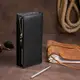 Вертикальный кошелек кожаный женский ST Leather 19274 Черный