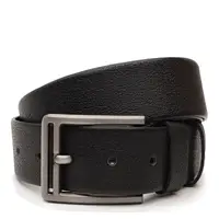 Мужской кожаный ремень Borsa Leather V1125DPL01-black