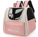 Рюкзак-переноска для кошек и собак 37х24х32 CosmoPet CP-65 Peachy