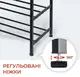 Стойка-вешалка для одежды в прихожую FABRIKA SOLUTION со скамейкой и полками для обуви