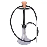 Кальян MattPear Simple M Slim Hookah Black — оригинальный комплект с колбой и чашкой, стильный кальян премиум-класса