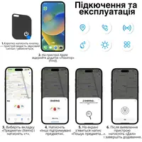 Брелок Airtag К5,поисковой трекер-GPS умное устройство с подкючением iOS для точного позиционирования ключей,вещей,сумок,кошельков