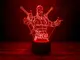 Сменная пластина для 3D ночника "Дэдпул 3" 3DTOYSLAMP