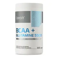 Аминокислота BCAA OstroVit BCAA + Glutamine 5500, 300 капсул