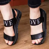 Женские сандалии Fashion Luna 1824 41 размер 26 см Черный