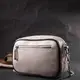 Вечерняя женская сумка на цепочке из натуральной кожи Vintage 22380 Белая