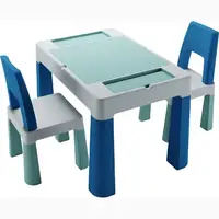 Комплект TEGGI MULTIFUN стол+2 стулья TI-011-173 turquoise/navy/grey