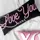 Подушка для дивана бархатная Love you more 50x24 см (52BP_21L007)