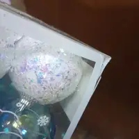 Уценка. Новорічні прикраси, 16 штук, кульки, D=5 см, у слюді   - Повреждена упаковка