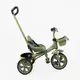 Детский велосипед 3-х колесный BestTrike BS 240 фара музыкальная 2 корзины. Green (170362)