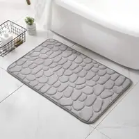 Коврик для ванной комнаты с эффектом памяти Homytex Камни Grey