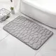 Коврик для ванной комнаты с эффектом памяти Homytex Камни Grey