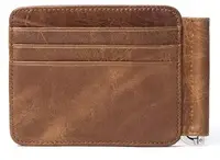 Затискач для купюр Vintage 14929 Коричневий