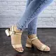 Женские босоножки Fashion Waco 1839 38 размер 24,5 см Бежевый