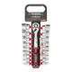 Набор головок 1/2" 8-32 мм, удлинитель, 72 зубца, 20 ед., Cr-V STORM INTERTOOL ET-8016