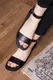 Женские босоножки Fashion Treasure 3054 40 размер 26 см Черный