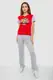 Пижама женская, цвет красный, 244R1124