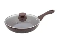 Сковорода з кришкою Pietra Naturale Induzione d= 24 см Granchio VZ-88156