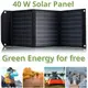 Портативное зарядное устройство для солнечной панели Bresser Mobile Solar Charger 40 Watt USB DC (3810040)